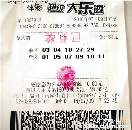 彩票巨奖