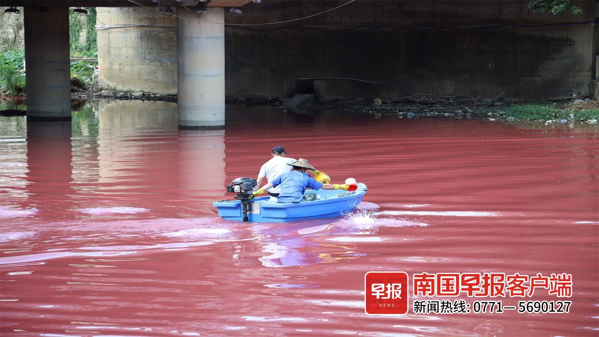 广西百色河水一夜变红，谣言的传播与真相揭秘广西百色河水一夜变红?谣言!